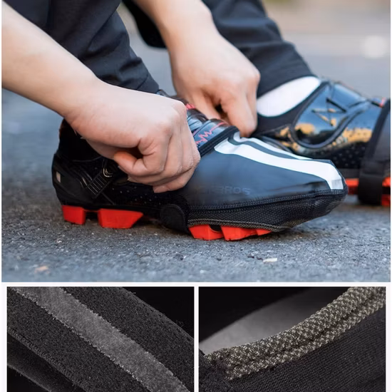 Scarpe da MTB Top Accessori riflettenti antivento Lacci resistenti all'usura Scarpe da ciclismo termiche impermeabili Wyz20672
